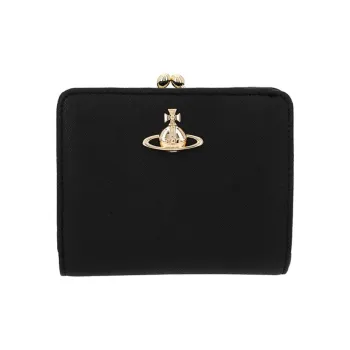 Vivienne Westwood Logo Plaque Bi Fold Wallet
