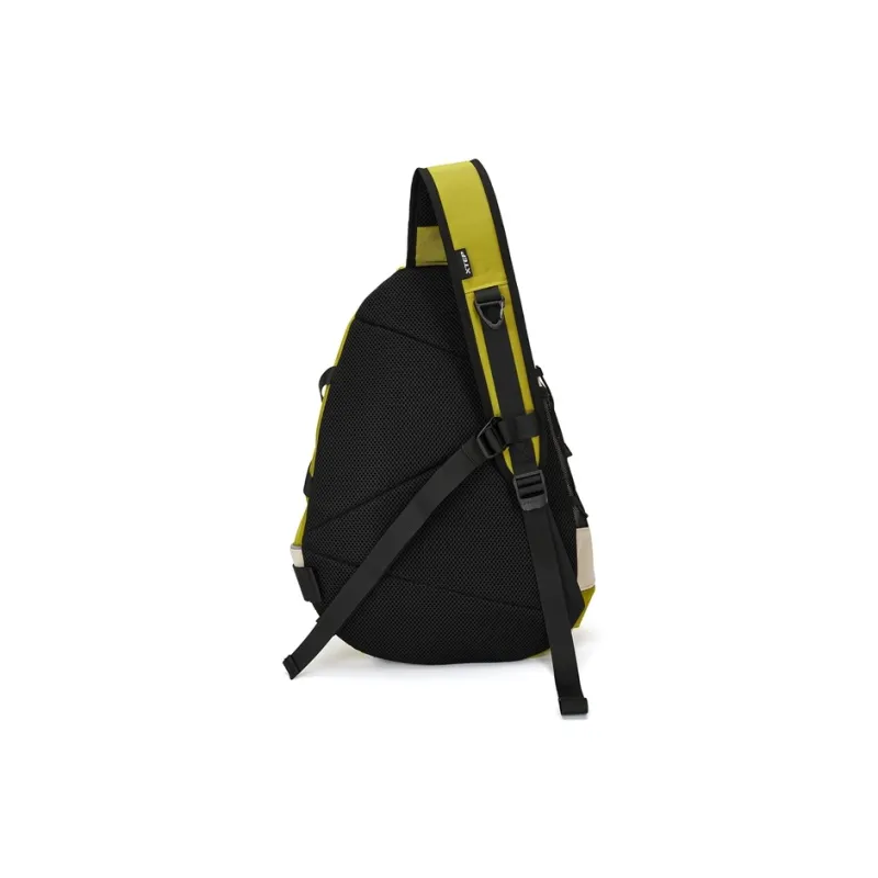 XTEP Fabric Sling Bag Regular Unisex Khaki Green/Black Gray-2