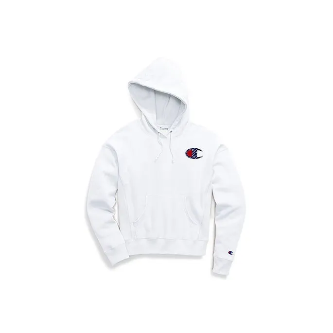 Champion Sweatshirt US Version Unisex White-0