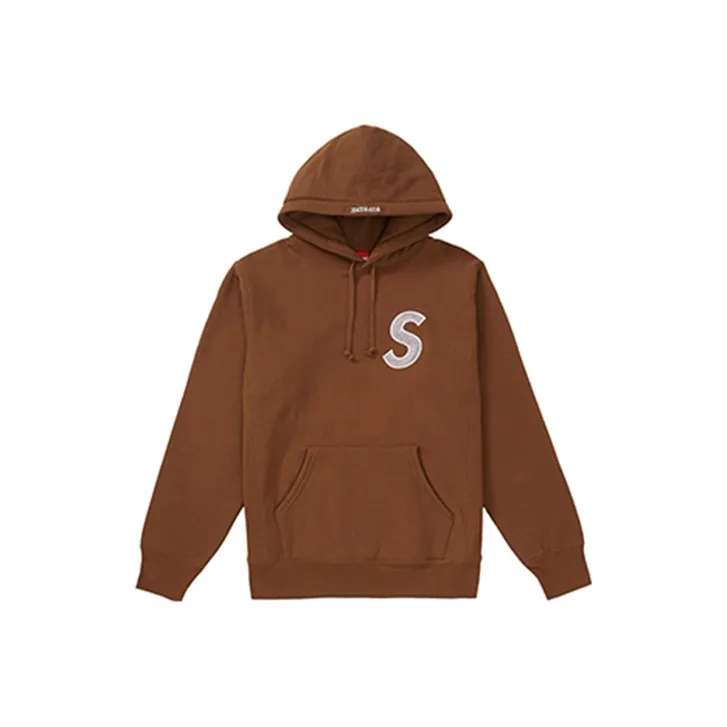 Supreme S Logo Hooded Sweatshirt-0