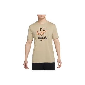Nike T-Shirts Men Lime Gray