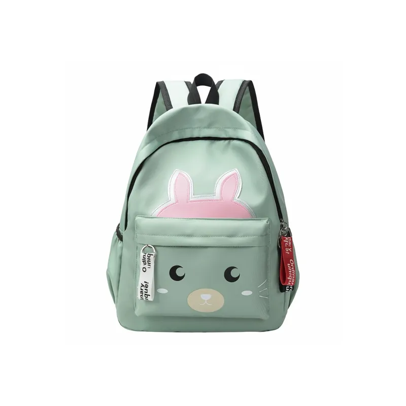 URBAN FOREST Nylon Backpack Regular Unisex Black/Pink/Watermelon Red/Green-15