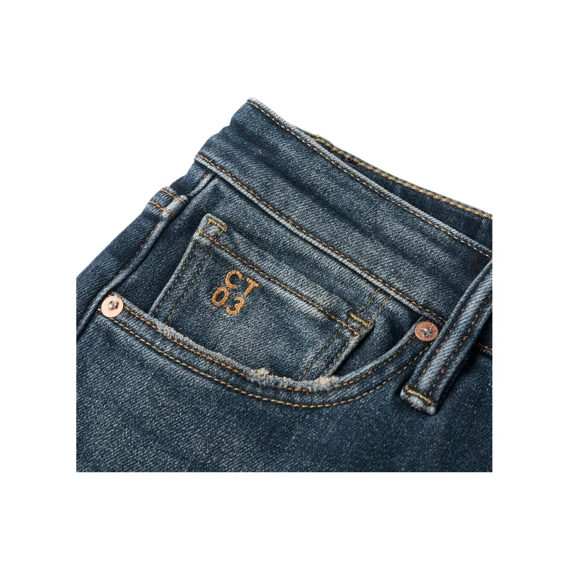 SIMWOOD Jeans Men's Vintage Blue-3