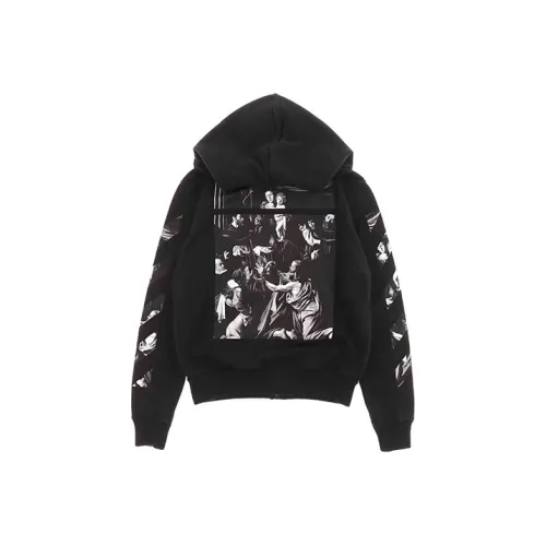 OFF WHITE Caravaggio Square Slim Zip Hoodie