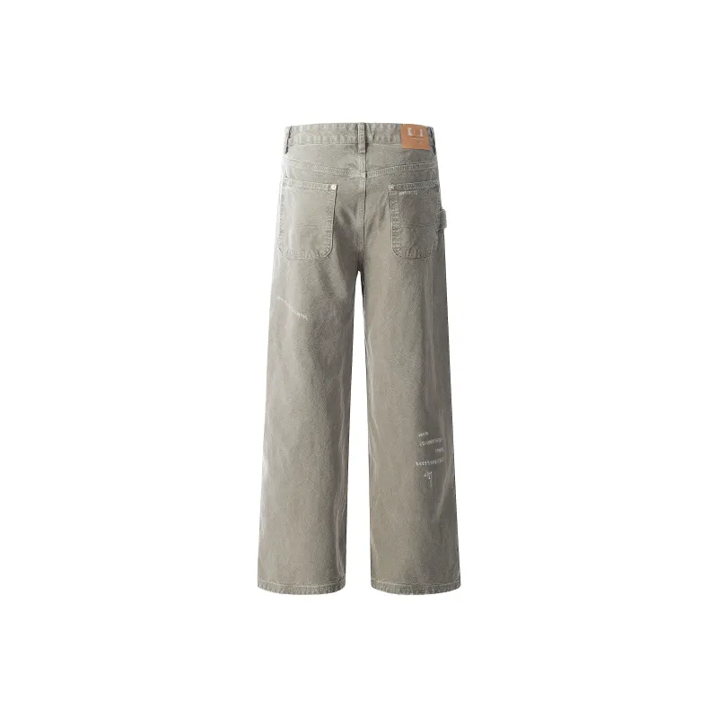 VINMUK Jeans Unisex Mud Gray Green-1