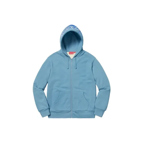 Supreme Thermal Zip Up Sweatshirt