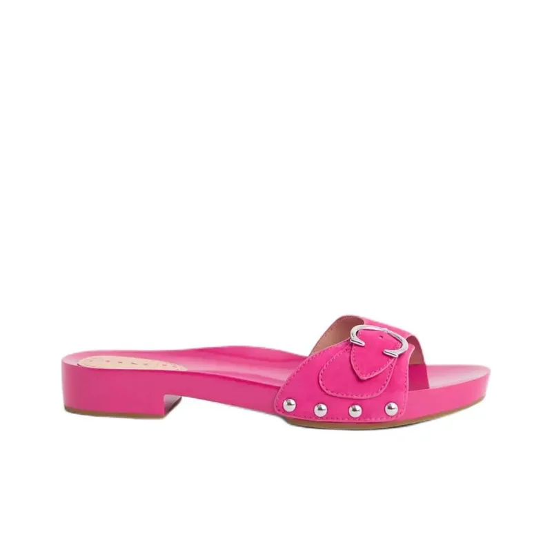 COACH Bleeker Slide Slippers 3cm Women's Pink-1