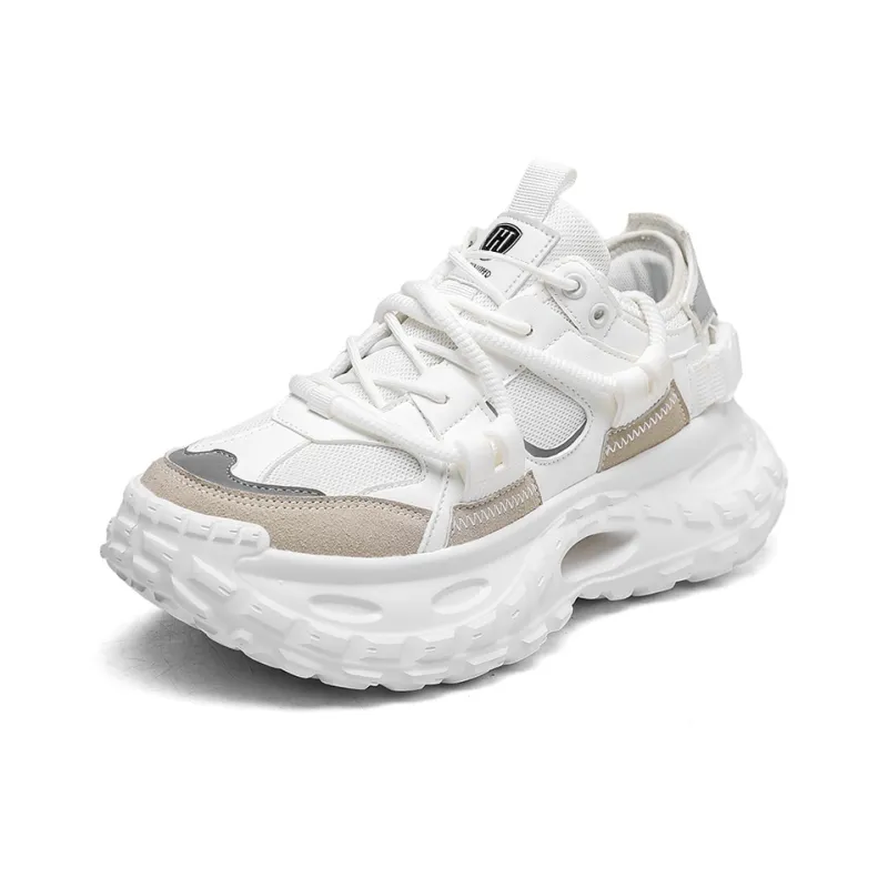 HACKBUTEER Low Top Chunky Sneakers Men's Box Included-6