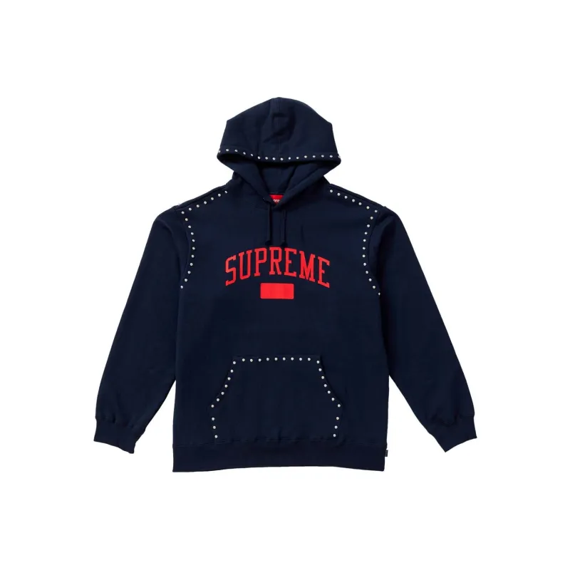 Supreme Studded Hooded Sweatshirt FW18-0
