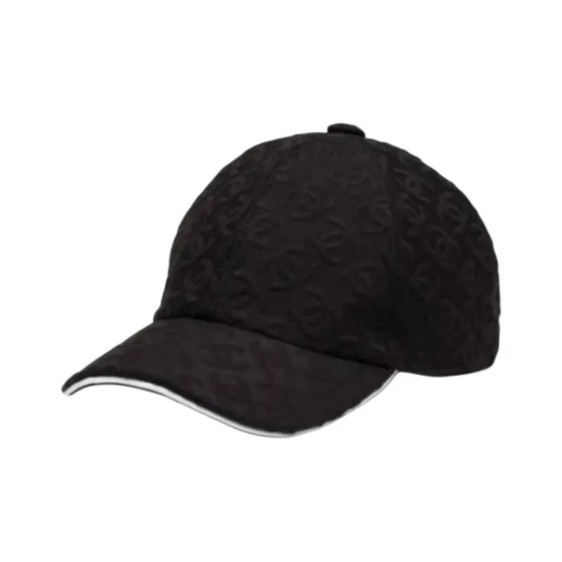 CHANEL Baseball Caps Unisex Black-0