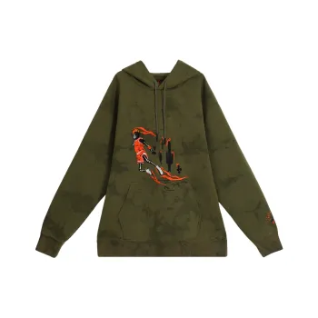 JORDAN Washed Suede Hoodie