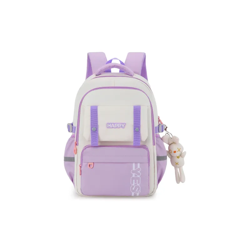 Deli Bear Water Resistant And Wear Resistant Fabric Backpack Unisex Multicolor-4