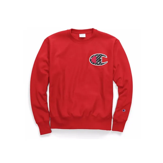 Champion Sweatshirt US Version Unisex Red-0