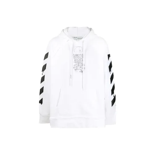 OFF WHITE Dipping Arrow Print Hoodie