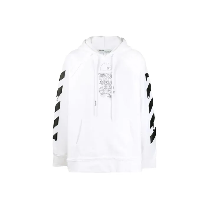OFF WHITE Dipping Arrow Print Hoodie-0