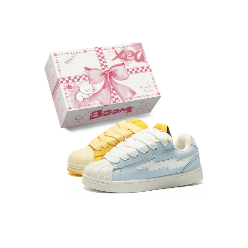 XPQ Wrapping Wear Resistant And Non Slip Low Top Skateboard Shoes Unisex-29