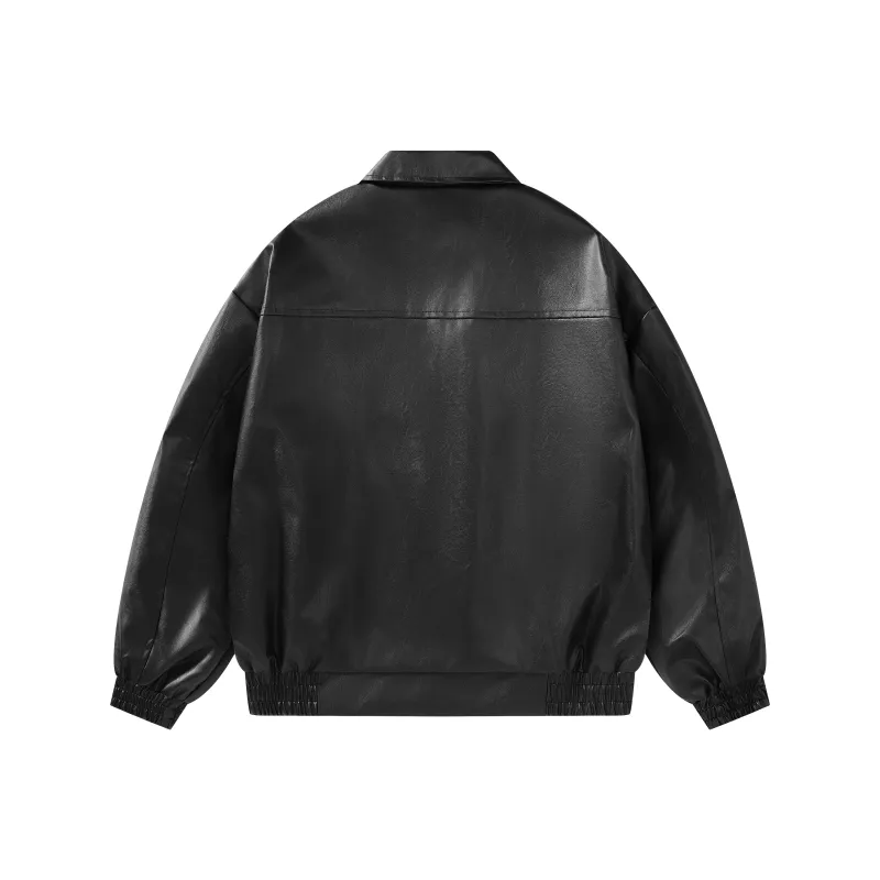TEN MIRO Leather Jackets Unisex-3