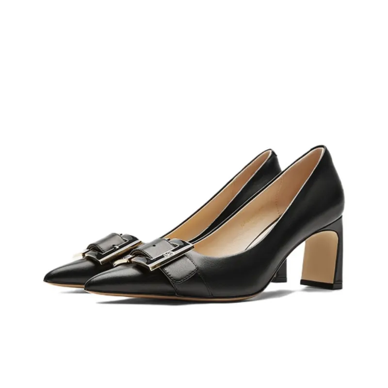 NINE WEST Chunky Heel High Heels Women's-2
