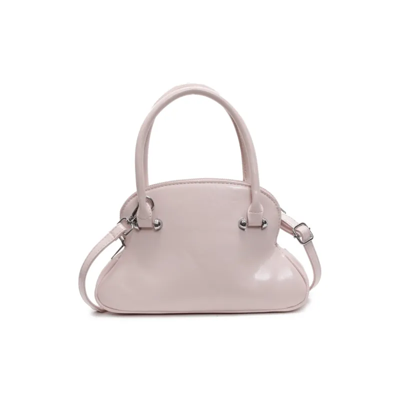 Yalu PU Handbag, Shoulder Bag, Crossbody Bag Regular Women's Black/Ecru/Burgundy/Pink/Purple/Blue-19