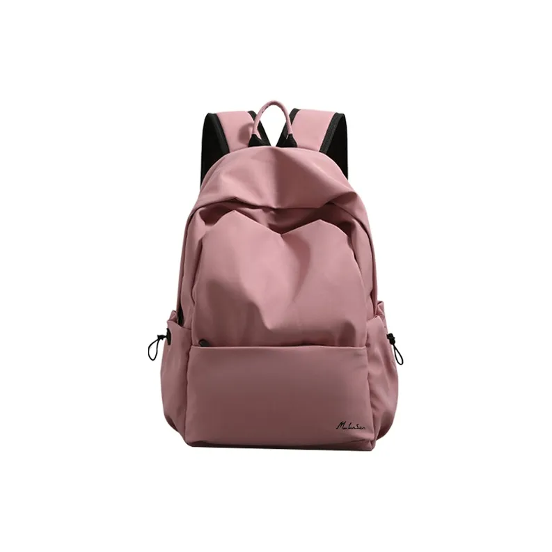 Mulinsen Nylon Backpack Regular Unisex Ecru/Black/Gray/Blue/Pink-7