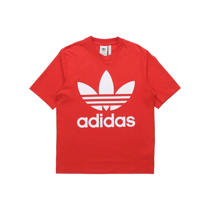Adidas Originals Drop Shoulder Sleeve T Shirt Men's Red-0