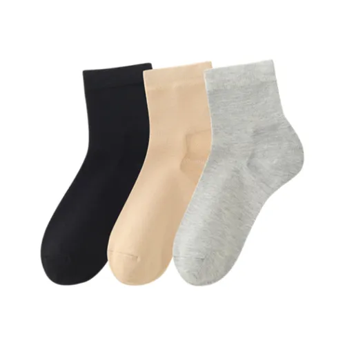 Yalu Mid Calf Socks Women's 3 Pack