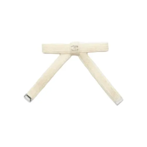 CHANEL Hair Clips Women's White