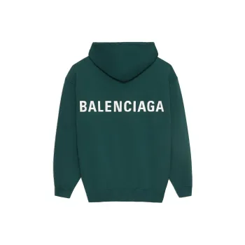 Balenciaga Sweatshirt Loose Fit Style Men's Plum Green