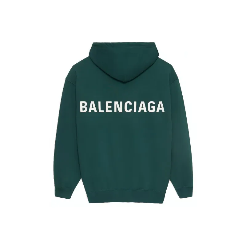 Balenciaga Sweatshirt Loose Fit Style Men's Plum Green-0