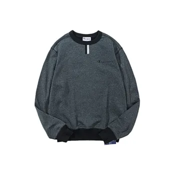 Champion Moderate Crew Neck Loose Fit Regular Sweatshirt US Version Unisex Gray
