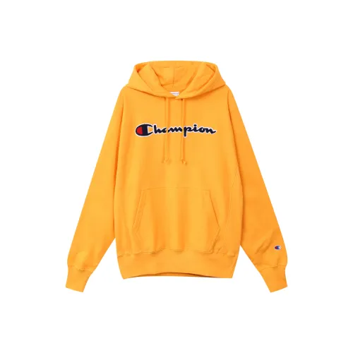 Champion Sweatshirt US Version Unisex Yellow
