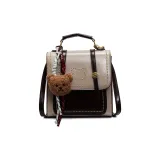 White & Coffee with Baby Teddy Charm