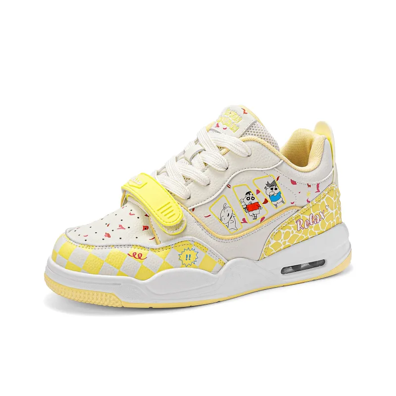 Crayon Shinchan Low Top Skateboard Shoes Unisex-14