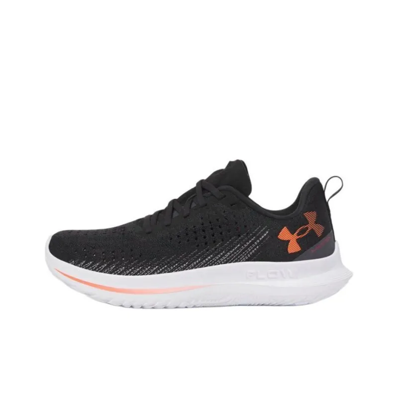 Under Armour Velociti 4 Anti Slip Wear Resistant Low Top Running Shoes Men's Black-0