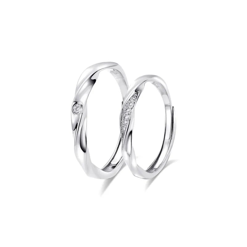 Muyan S999 Fine Silver Rings Unisex-0