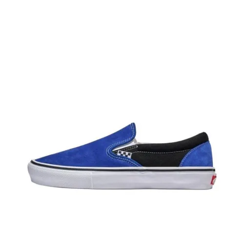 Vans Anti Slip Wear Resistant Low Top Skateboard Shoes Unisex Blue