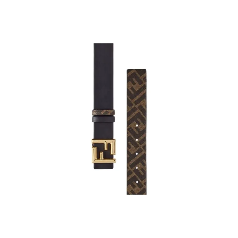 FENDI Ff Motif Reversible Buckle Belt-4