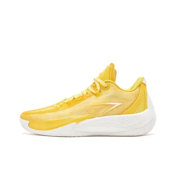 QIAODAN Poisonous Fangs 3.5 Basketball Shoes Men Low Top Spectral Yellow Ivory