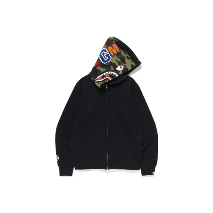 Bape X Pusha T Shark Full Zip Hoodie-0