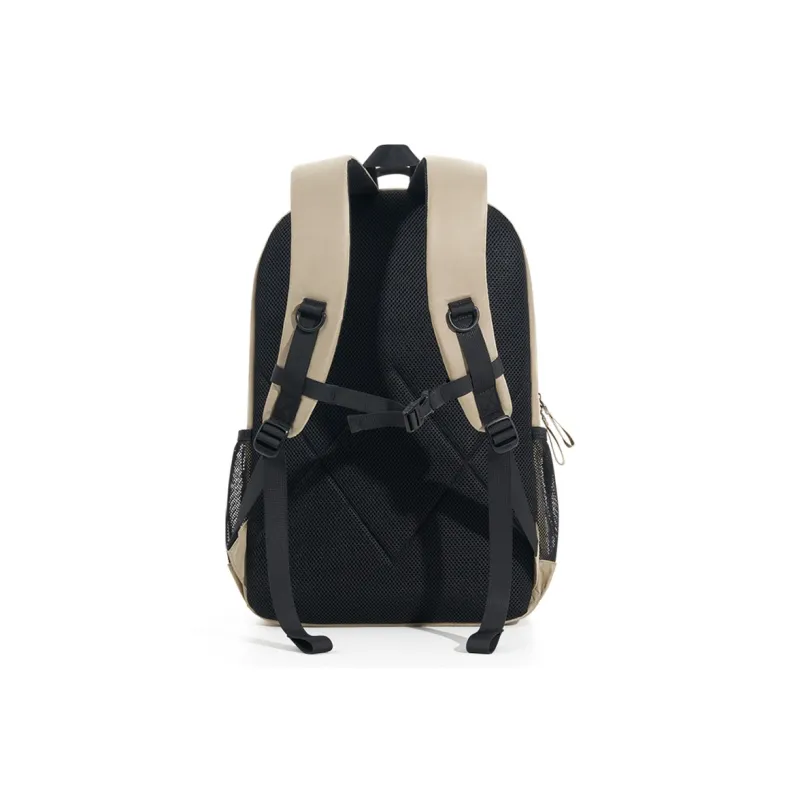 OIWAS Fabric Students Backpack Travel Backpack Laptop Bag Backpack Regular Unisex Black/Khaki-10