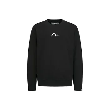 EVISU SS20 Crew Neck Regular Sweatshirt Men's Black