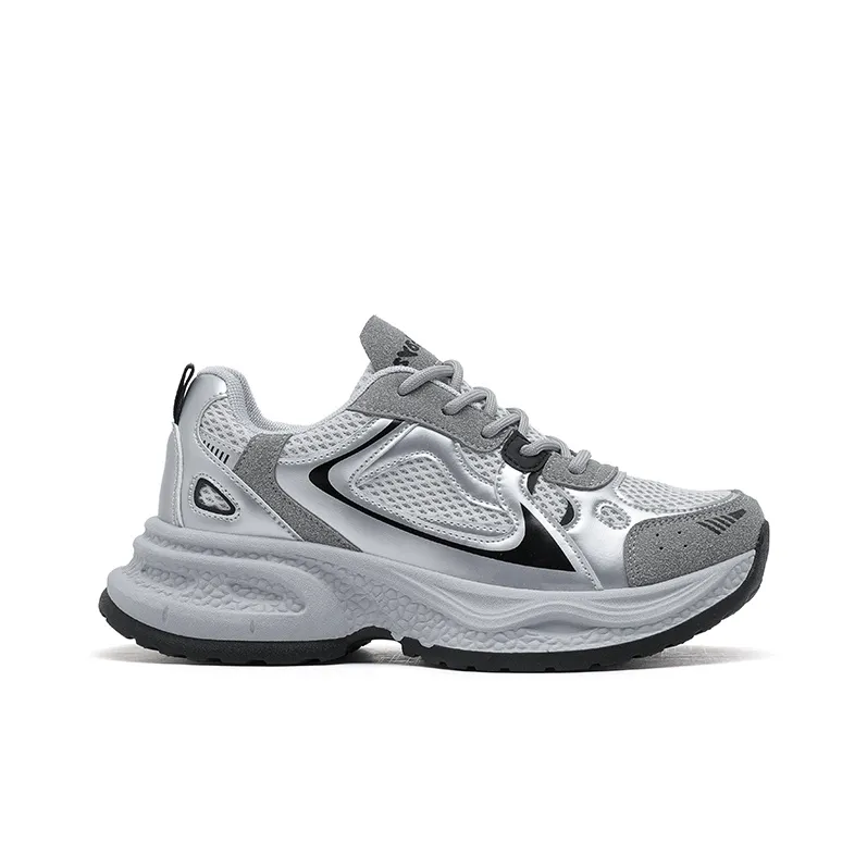 Babaya Cushioning Anti Slip Wear Resistant Breathable Lightweight Height Increasing Low Top Chunky Sneakers Women's-1