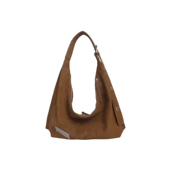 Kikawa Card Synthetic Leather Tote Bag, Shopping Bag, Crossbody Bag, Shoulder Bag Medium Size Women's Pumpkin