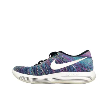 Nike LunarEpic Flyknit Low Top Running Shoes Women's Purple Blue