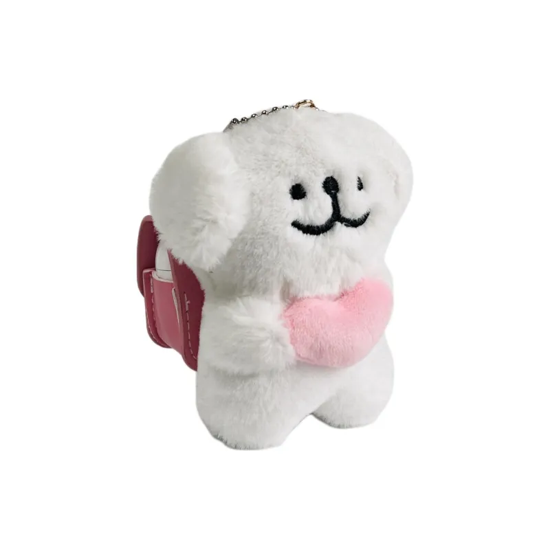 Wei Xin Apple AirPods 4/2/3/4th Generation/AirPods Pro/Pro 2nd Generation Plush Backpack Plush Line Dog Headphone Cases-3