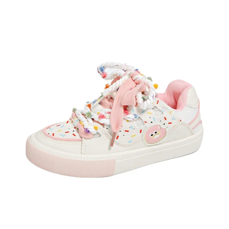 BANWEIDIYA Slip Resistant Height Increasing Low Top Skateboard Shoes Women's-8