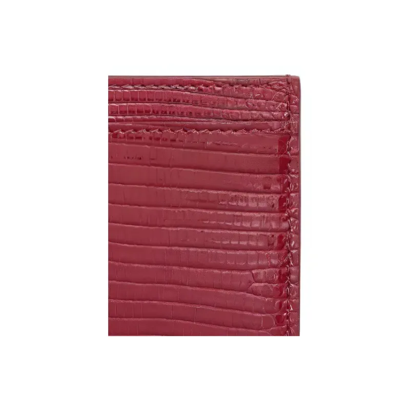CELINE Calfskin Clutch Women's Red-3