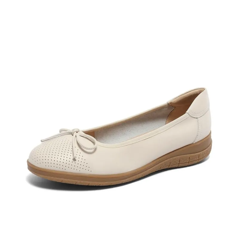 Senda Casual Single Shoes Women's Ecru-1