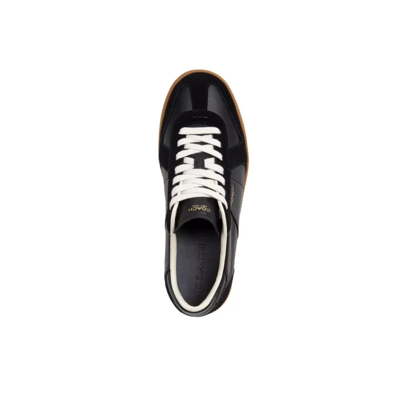 COACH Ellis Low Top Skateboard Shoes Women's Black-3