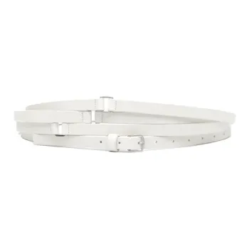 Ann Demeulemeester Belt Women's White 1.5CM